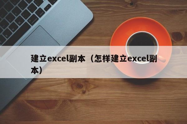 建立excel副本（怎样建立excel副本）