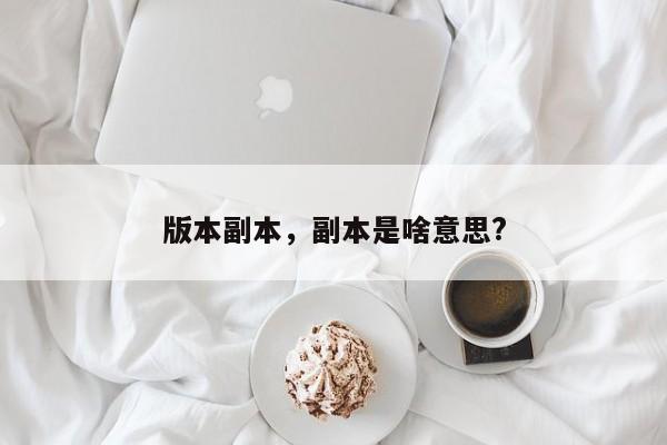 版本副本，副本是啥意思?