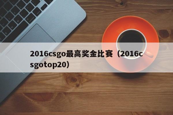 2016csgo最高奖金比赛（2016csgotop20）