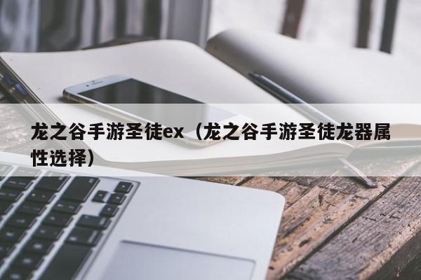 龙之谷手游圣徒ex（龙之谷手游圣徒龙器属性选择）