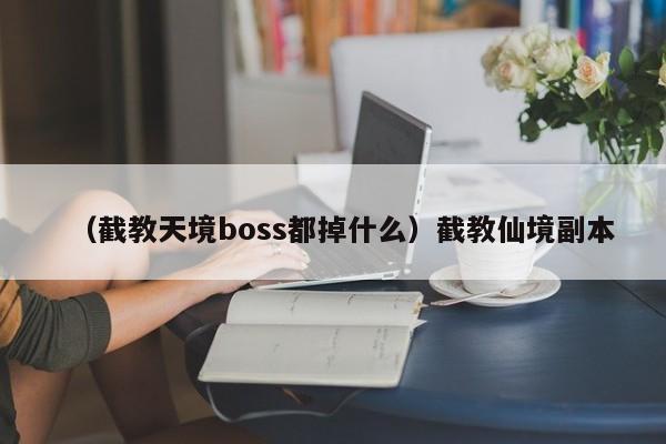 （截教天境boss都掉什么）截教仙境副本