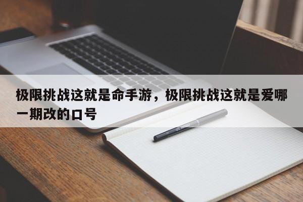 极限挑战这就是命手游，极限挑战这就是爱哪一期改的口号