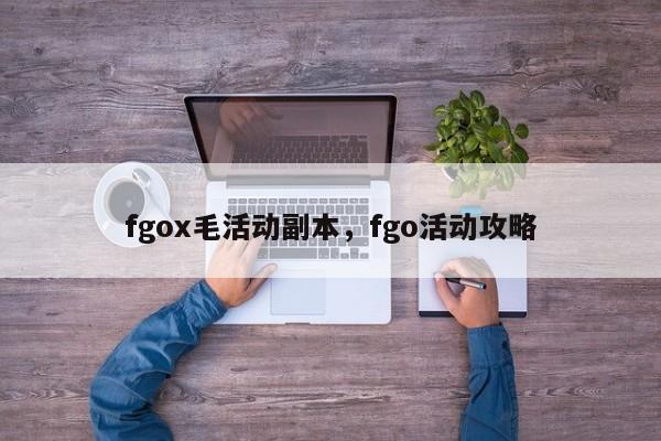 fgox毛活动副本，fgo活动攻略